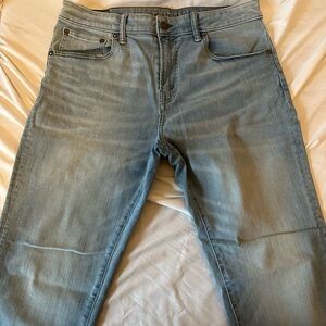 Men’s American Eagle Outfitters Light Blue Straight Jeans 34x34